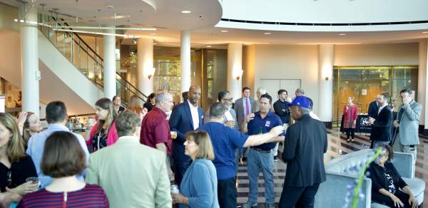 Group of people interacting