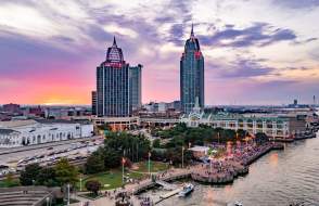 Downtown Mobile skyline
