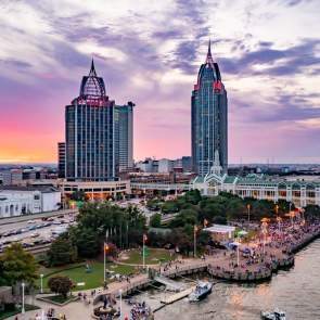Downtown Mobile skyline