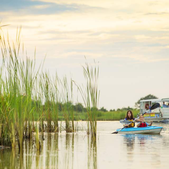 kayak in Mobile Delta
