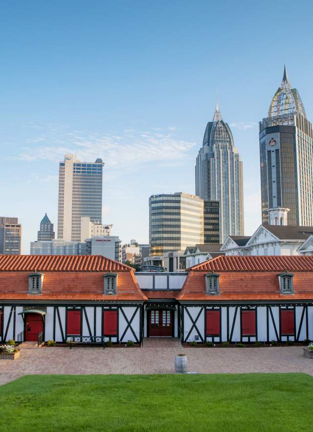 The outside of Colonial Fort Conde