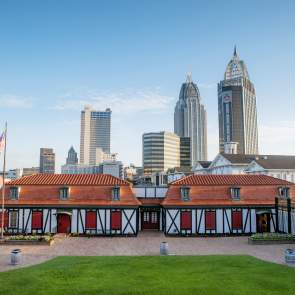 The outside of Colonial Fort Conde