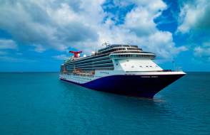 Carnival Spirit sailing in the ocean