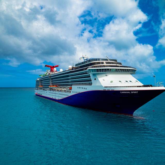Carnival Spirit sailing in the ocean