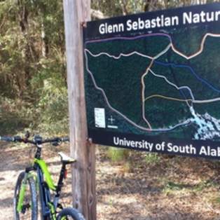 map of a nature trail
