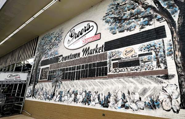 Mural of the greers from old Mobile