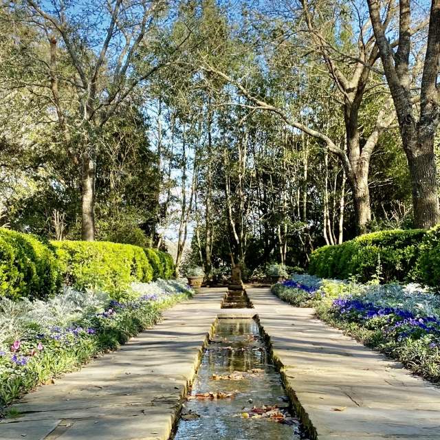 A garden at the Bellingrath Gardens and Home in Mobile, AL
