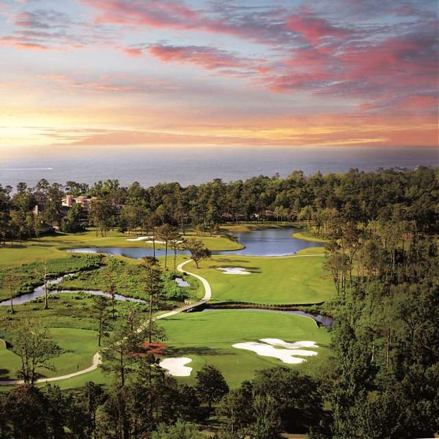 Aerial View Of Lakewood Golf Course In Mobile, AL