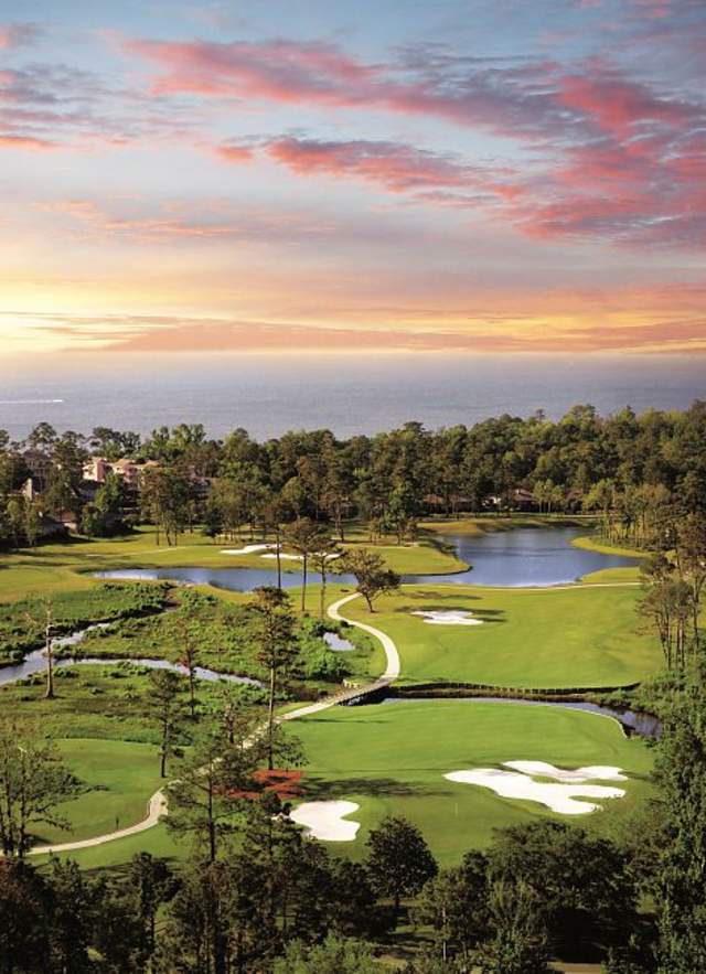 Aerial View Of Lakewood Golf Course In Mobile, AL