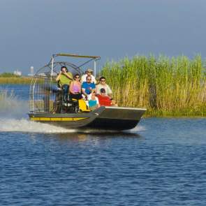 Airboat on the Delta