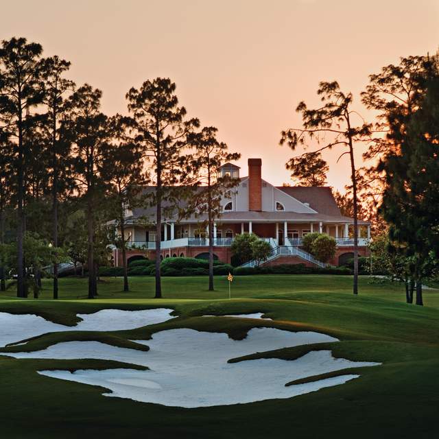 Sand trap at the golf course