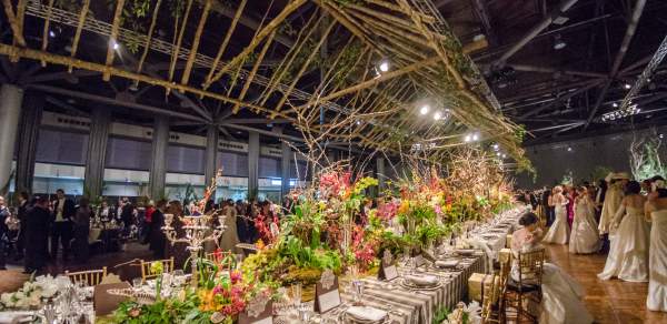 decorated banquet table