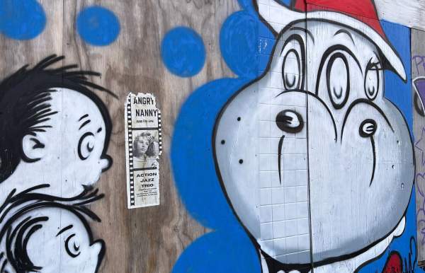 Cat in the Hat mural