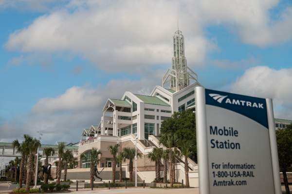 Taking Amtrak to New Orleans or Mobile? Walkable downtowns are not far away