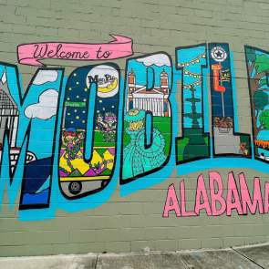 Mural - Welcome to Mobile Alabama