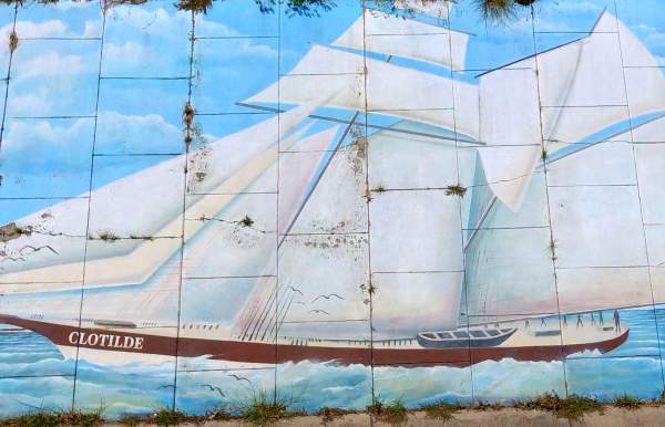 A Mural In Mobile, AL featuring the Clotilda