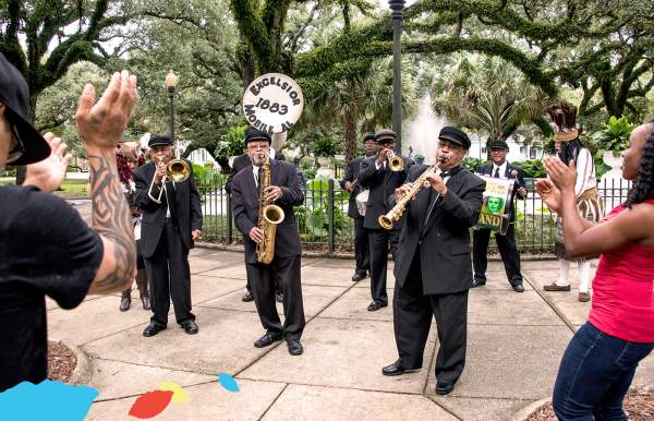 Excelsior Band Mobile Mardi Gras 1